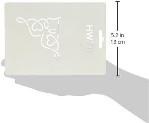 Quilting Creations Heart to Heart Corner Quilt Stencil, 3" in Saudi Arabia