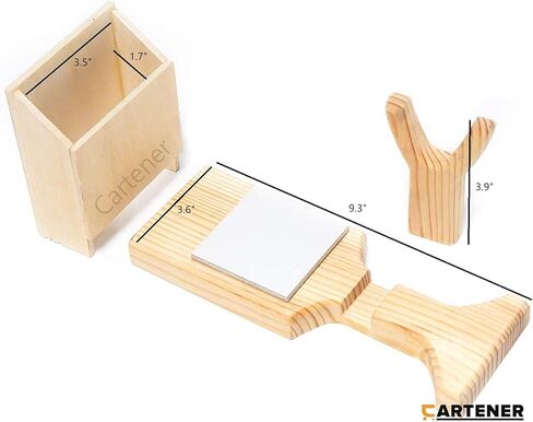 Stand for Hot Glue Gun with Glue Stick Holder & Hot Glue Stand | Hot Glue Gun Stand Wood | Mini Glue Gun Stand | Hot Glue Gun Accessories | Hot Glue Gun Holder in Kuwait