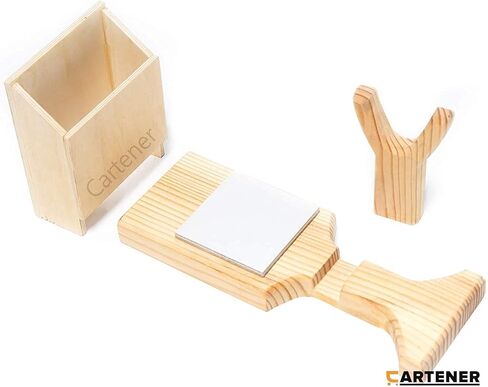 Stand for Hot Glue Gun with Glue Stick Holder & Hot Glue Stand | Hot Glue Gun Stand Wood | Mini Glue Gun Stand | Hot Glue Gun Accessories | Hot Glue Gun Holder in Kuwait