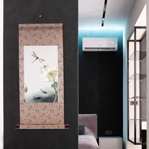 ورق الأرز منقوشة المناديل الورقية الفارغة المعلقة التمرير ورق الأرز الصينية شوان ورقة الفن مخطوطات الحائط لSumie Calligraphyor الخط 2PCS ورقة الأرز لفات ورق الأرز الفن in Kuwait