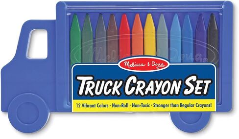 Melissa & Doug Truck Crayon Set - 12 Colors in Saudi Arabia