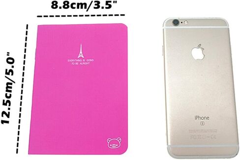 ALIMITOPIA 8pcs دفتر صغير، مجلة الجيب المحمولة Steno Memo Notebook MiniDaily NotePad (أنماط الفاكهة (8 قطع)) in Kuwait