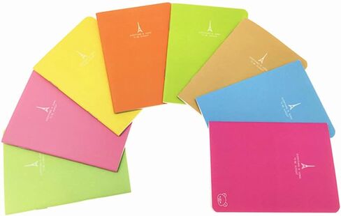 ALIMITOPIA 8pcs دفتر صغير، مجلة الجيب المحمولة Steno Memo Notebook MiniDaily NotePad (أنماط الفاكهة (8 قطع)) in Kuwait