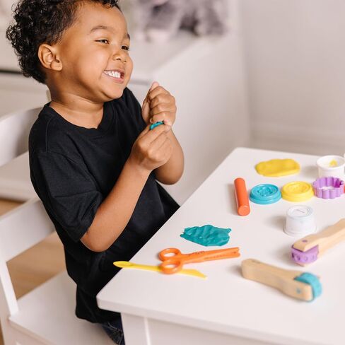 Melissa & Doug Created by Me! Cut, Sculpt, and Roll Modeling Dough Kit With 8 Tools and 4 Colors of Dough - with Stampers, Arts And Crafts For Kids Ages 3+ in Saudi Arabia