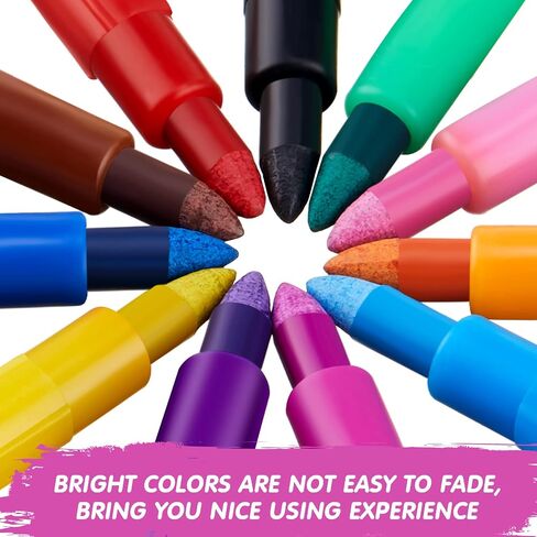 Stackable Colored Crayons Pencils, 11 Interchangeable Colors Mini Rainbow Stacking Crayon Pen Colorful Stacker Crayon Favor for Kids Preschool Painting Toy Home School Office Supplies(140 Pieces) in Saudi Arabia
