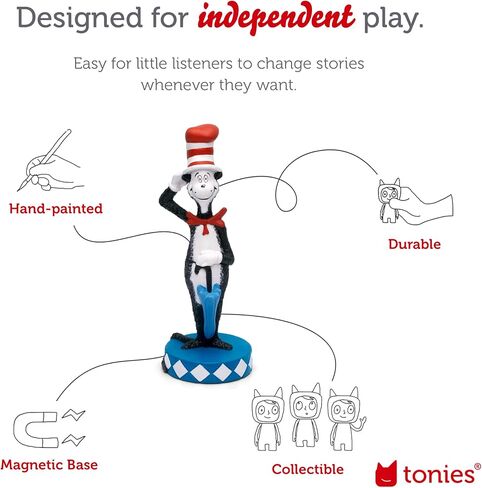 Tonies The Cat in The Hat Audio Play Character by Dr. Seuss in Saudi Arabia