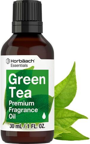 Green Tea Fragrance Oil | 1 fl oz (30ml) | Premium Grade | for Diffusers, Candle and Soap Making, DIY Projects & More | by Horbaach in Saudi Arabia