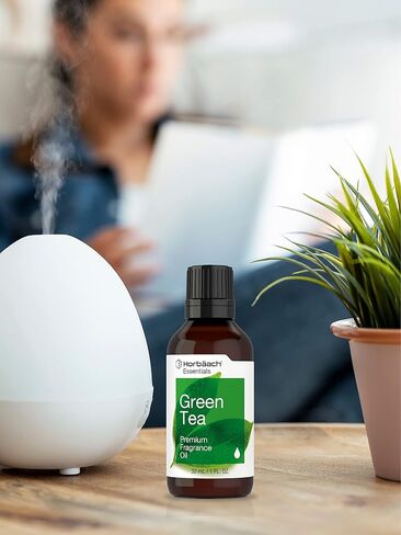 Green Tea Fragrance Oil | 1 fl oz (30ml) | Premium Grade | for Diffusers, Candle and Soap Making, DIY Projects & More | by Horbaach in Saudi Arabia