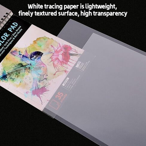 Vellum Paper, IMAGE A3 size16.53*11.7 Inches 250 Sheets Translucent Vellum Paper, Tracing Paper for Sketching, Drawing and Animation in Kuwait