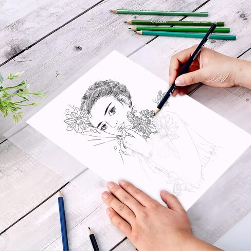 Vellum Paper, IMAGE A3 size16.53*11.7 Inches 250 Sheets Translucent Vellum Paper, Tracing Paper for Sketching, Drawing and Animation in Kuwait