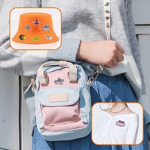 15 قطعة من دبابيس الاكريليك اللطيفة لشنط الظهر، دبابيس بروش كرتونية للقبعات والملابس، دبوس جمالي للبنات والجاكيتات والهوديز، هدية من الاكريليك، بدون احجار كريمة, أكريليك, بدون أحجار كريمة in Kuwait