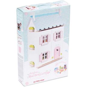 Le Toy Van - مجموعة لعب بيت الدمية الخشبية الرائعة المكونة من 4 طوابق في قاعة شجرة الكرز الرائعة للفتيات أو الأولاد | رائعة كهدية | مناسبة للأعمار من 3 سنوات فما فوق in Kuwait