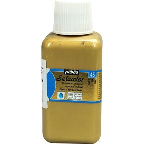Pebeo Fabric Paint, 8 Fl Oz (Pack of 1), Shimmer Gold