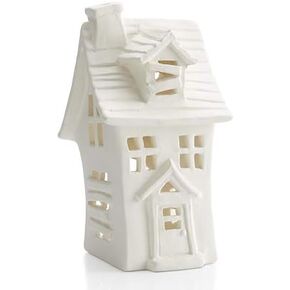 حامل شموع نذري للمنزل المسكون المخيف - قم بطلاء تذكار الهالوين الخزفي الخاص بك in Kuwait