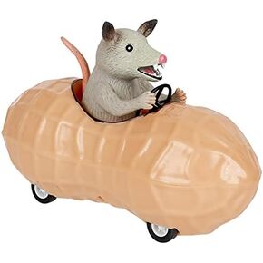 Mcphee Archie Possum in a Peanut Pull Back Toy Car (12967)
