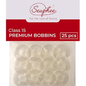 25pcs Premium Class 15 Bobbins – Fits Janome, Brother, Kenmore and Elna Sewing Machines by Sewphee in Kuwait
