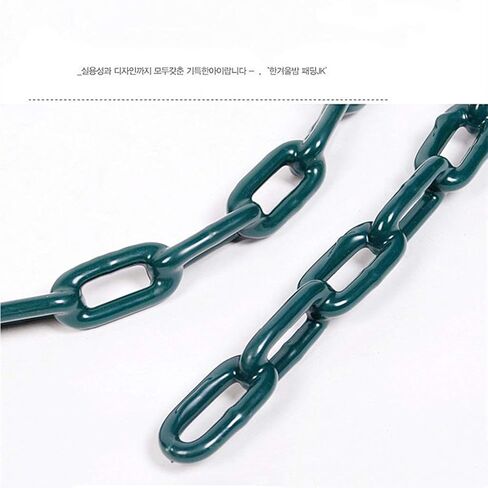 Swing Chains (2) 60 Inch Fully Plastic Coated with 4 Free Quick Links Anti-Rust Iron Link Chains for Playground Kids Tree Swing Seat Support 660 Lb Swing Set Accessories and Replacement (Blue) in Kuwait