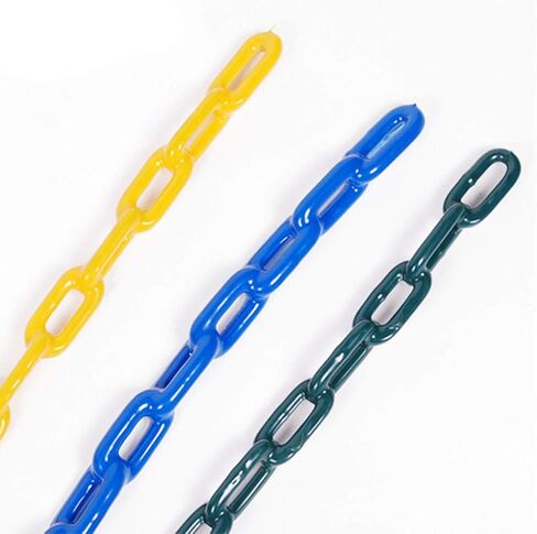 Swing Chains (2) 60 Inch Fully Plastic Coated with 4 Free Quick Links Anti-Rust Iron Link Chains for Playground Kids Tree Swing Seat Support 660 Lb Swing Set Accessories and Replacement (Blue) in Kuwait
