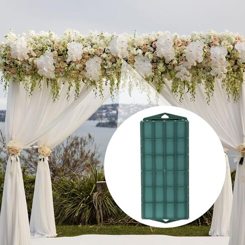 قفص زهري من باتيوير، 6 قطع من حامل قفص الزهور مع رغوة زهور لزهور، لحفلات الزفاف، مستطيل in Kuwait