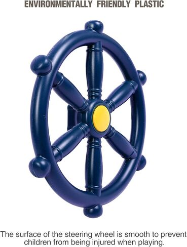 RedSwing Pirate Ship Wheel 2.0, Swingset Steering Wheel Playset Accessories, Playground Accessories for Backyard Outdoor,Blue in Kuwait