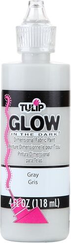 TULIP Dimensional Fabric Paint 29021  Dfpt 4Oz Glow Gray, 4 Fl Oz (Pack of 1), As Detailed in Kuwait
