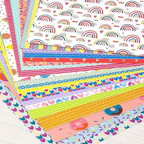 Astrodesigns Crafting Cardstock, 12" x 12", 65 lb/176 gsm, Celebrations Assortment, 20 Sheets (91559) in Kuwait