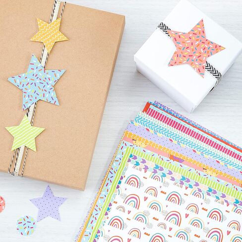 Astrodesigns Crafting Cardstock, 12" x 12", 65 lb/176 gsm, Celebrations Assortment, 20 Sheets (91559) in Kuwait