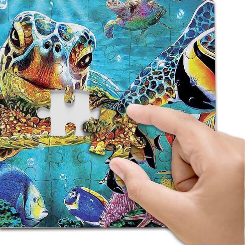 لغز مزدوج الجانبين جامبو الكلمة للأطفال الحيوان بانوراما الألغاز الكبيرة 48 قطعة الأعمار 3-5 للأطفال الصغار مرحلة ما قبل المدرسة ألعاب التنمية الفكرية التعليمية 4-8 سنوات هدية للبنين بنات in Kuwait