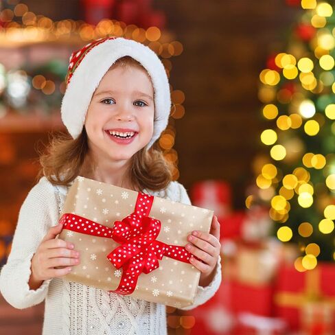 NUOBESTY عيد الميلاد ندفة الثلج السيلوفان رول ، 3 مل سمك شفاف ندفة الثلج السيلوفان ورق تغليف عيد الميلاد ورق تغليف هدايا سلال الحلي (3000x86 سم) in Kuwait