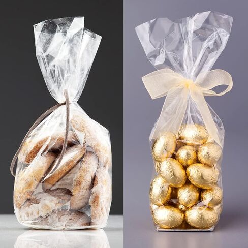 HFHSY (118 قدمًا × 34 قدمًا) لفافة سيلوفان شفافة 3 مل - لفافة سيلوفان - أكياس سيلوفان شفافة للتغليف - ورق تغليف شفاف لتغليف سلال الهدايا - غلاف هدايا شفاف للسلال in Kuwait