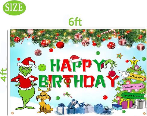 4x6Ft 4x6Ft عيد الميلاد عيد ميلاد سعيد خلفية راية، عيد الميلاد حفلة عيد ميلاد خلفية التصوير الفوتوغرافي، عطلات الشتاء عيد الميلاد حفلة عيد ميلاد الديكور (الأخضر) in Kuwait