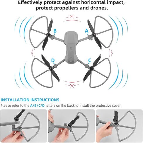 واقي المروحة HeiyRC لـ DJI Mavic Air 2 2S بدون طيار واقي شفرة الأمان مع ملحقات معدات الهبوط ملحقات واقية in Saudi Arabia