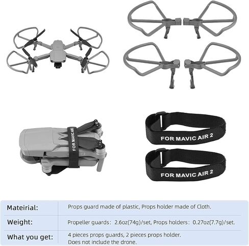 واقي المروحة HeiyRC لـ DJI Mavic Air 2 2S بدون طيار واقي شفرة الأمان مع ملحقات معدات الهبوط ملحقات واقية in Saudi Arabia