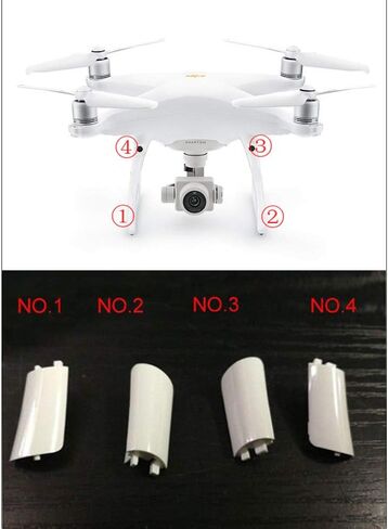 Ximimark 4Pcs Drone Landing Gear Cover Case Repair Part For DJI Phantom 4 Pro/Adv in Saudi Arabia