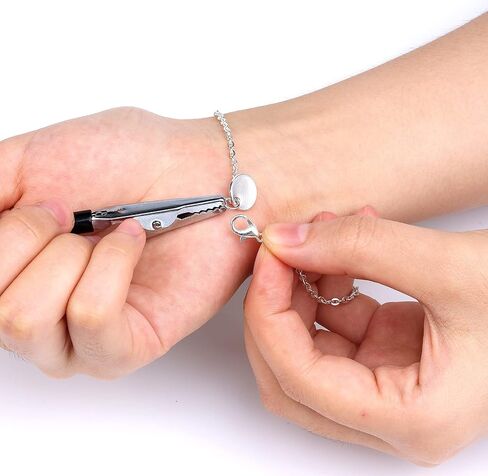 SAVITA 2pcs Hands Bracelets Helpers Bracelets Assistant Clips Jewelry Fastening Tool Jewelry Assistant Stick Adjusting Tool for Jewelry Bracelets Watch Necklace Keychain Clasps (Gold) in Kuwait