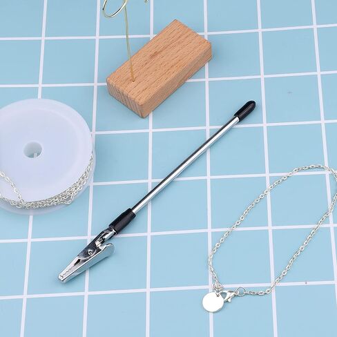 SAVITA 2pcs Hands Bracelets Helpers Bracelets Assistant Clips Jewelry Fastening Tool Jewelry Assistant Stick Adjusting Tool for Jewelry Bracelets Watch Necklace Keychain Clasps (Gold) in Kuwait