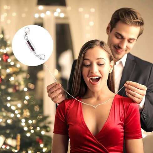 12 قطعة مجوهرات فضية مغناطيسية قفل المشابك قلادة المشابك والإغلاق سوار مشبك جراد البحر موصل لقلادة DIY سوار مستلزمات صناعة المجوهرات in Kuwait