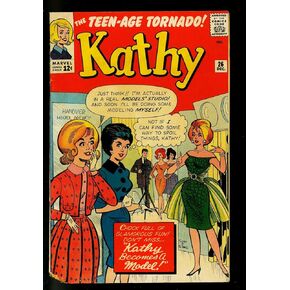 Kathy Comics #26 1963- Millie the Model- Paper Dolls- G- in Kuwait