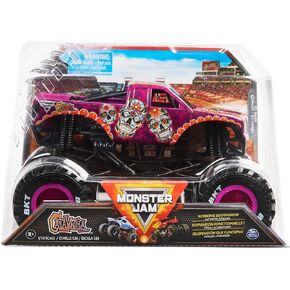 Monster Jam, Official Grave Digger Monster Truck, Collector Die-Cast Vehicle, 1:24 Scale, Kids Toys for Boys Ages 3 and up