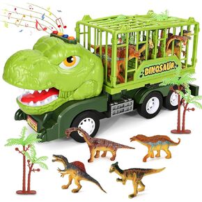 19" Remote Control Dinosaur Toys for Kids, 8CH Rechargeable Jurassic Velociraptor Toys Imitates Walking with Light & Roaring - Dinosaur Toys for Kids 4 5-7 8-12 Boys Christmas Birthday Gifts 2025