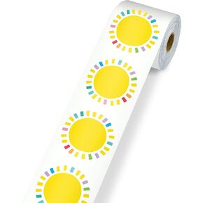 Carson Dellosa Happy Place 65 Ft Straight Colorful Suns Classroom Bulletin Board Borders, Sunshine Decor, Classroom Border for Bulletin Board Trim, White Board, Cork Board, Bright Classroom Decor