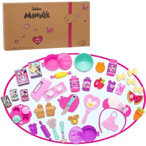 Disney Junior Minnie Mouse Bow-Tique Bowtastic Kitchen Accessory Set, Over Fifty Piece Play Food and Utensils, Frustration Free Packaging, Kids Toys for Ages 3 Up by Just Play in Kuwait