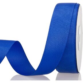 ATRBB 25 Yards 1 Inch Solid Grosgrain Ribbon Roll for Gift Wrapping DIY Hair Accessories (Red) in Kuwait