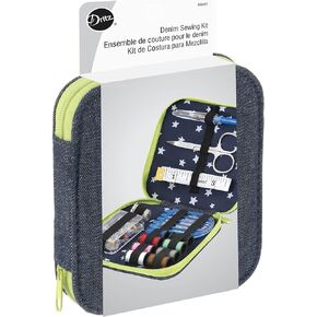 Dritz Denim Sewing Kit, Navy/Lime in Saudi Arabia