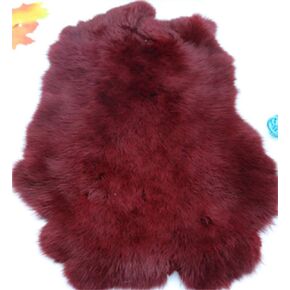 1pcs Natural White Craft Grade Rabbit Fur Pelt (10" by 12" Rabbit Pelt with Sewing Quality Leather) (Natural White)