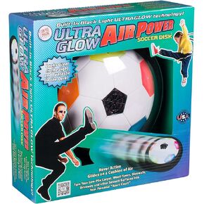 Air Power Ultraglow Soccer Disk - Glowing Floor Hockey, Hover Toy Sport Kickball Game by Can You Imagine in Saudi Arabia