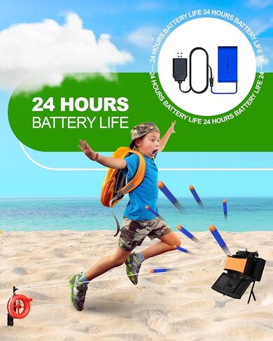 لعبة Skywin Toy Claymore لألعاب اللعب (أزرق) - حزمة واحدة من سلك الرحلات وجهاز التحكم عن بعد متضمن لـ Claymore البلاستيكي المتوافق مع Nerf in Saudi Arabia