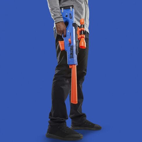 Nerf Fortnite BASR-R Bolt Action Blaster - Includes 3 Bush Targets, Removable Scope, Removable 6-Dart Clip, 6 Official Elite Darts (Amazon Exclusive) in Saudi Arabia