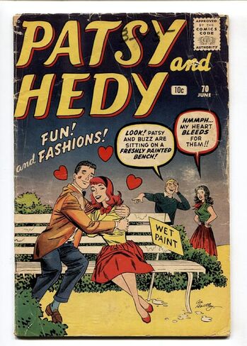 Patsy and Hedy #70 1960- Paper Dolls- Marvel Comics G in Saudi Arabia