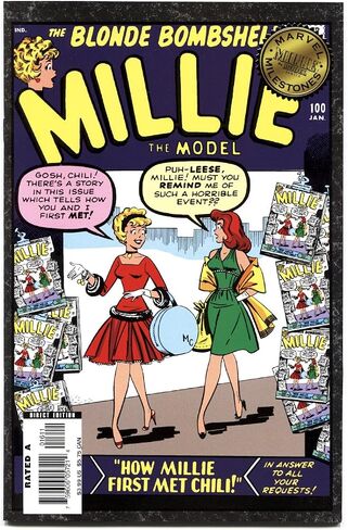 MILLIE THE MODEL #100-RARE 2006 REPRINT-MILLIE MEETS CHILI-PAPER DOLLS in Saudi Arabia